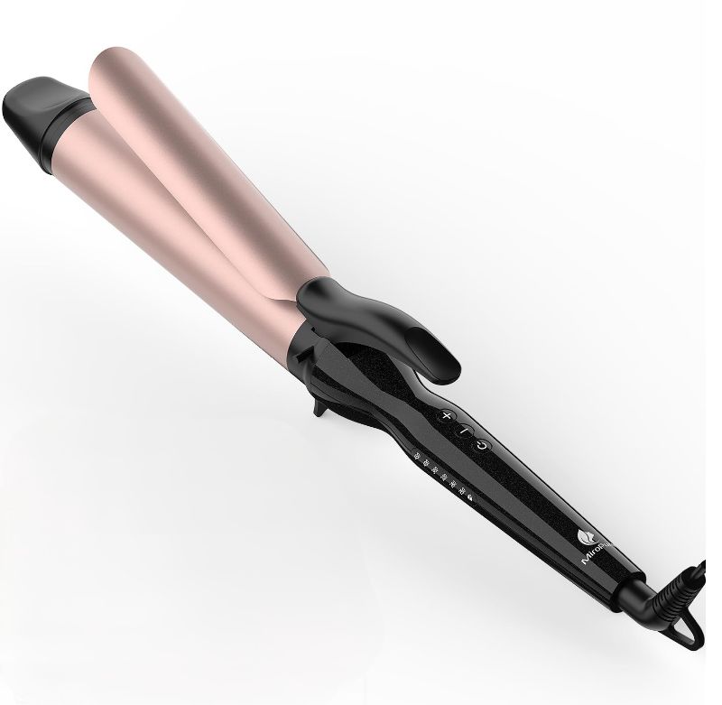 Photo 1 of MiroPure Curling Iron, 1 1/2 Inch Hair Curling Iron with Ceramic Coating, Professional Curling Wand, Fast Heating up to 450°F, Wide Voltage for Worldwide, Temperature Lock & 60 Mins Auto Off