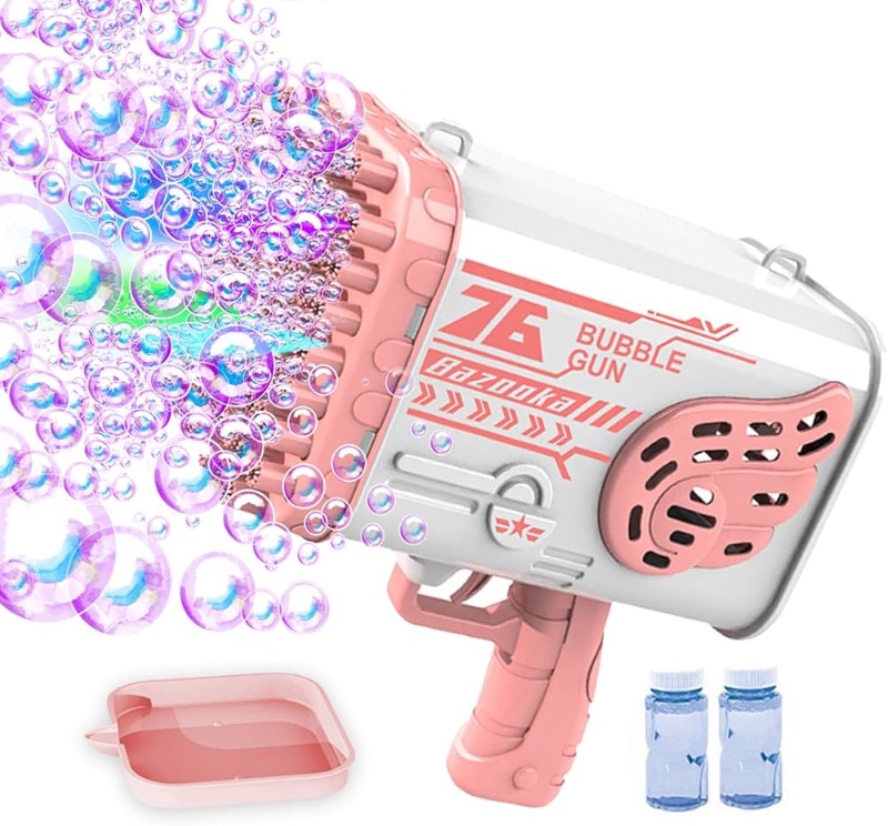 Photo 1 of Bazooka Bubble Gun (Pink)