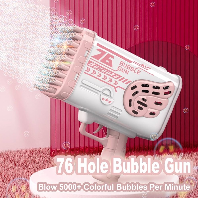 Photo 2 of Bazooka Bubble Gun (Pink)