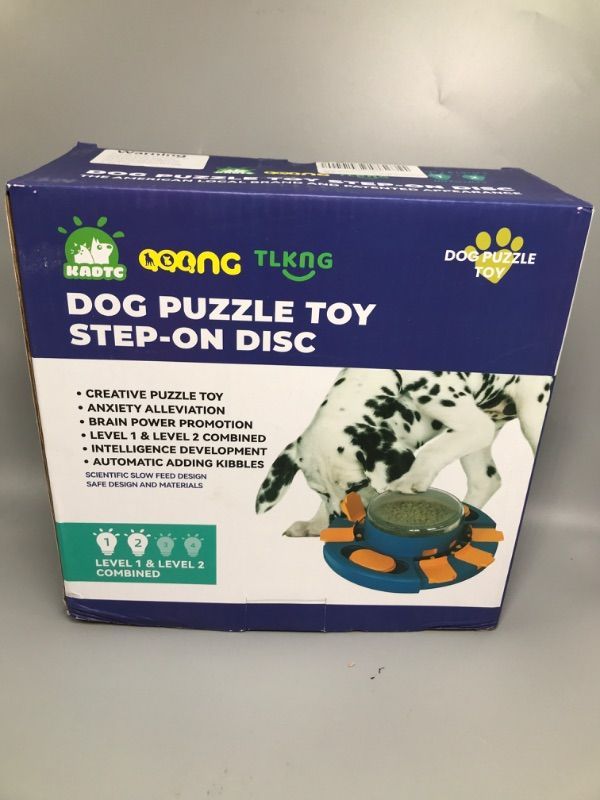 Photo 1 of KADTC DOg Puzzle Toys Level 1 & 2 for Interactive Puppy Puzzles Toy Brain Mental Stimulation Game Boredom Enrichment Self Play Slow Feeder Food/Treat Feeding Dispenser