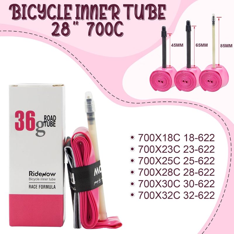 Photo 1 of Bike Inner Tube 700C TPU Super Light 45/65/85MM Presta Valve Bicycle Inner tubes for Road Bicycle