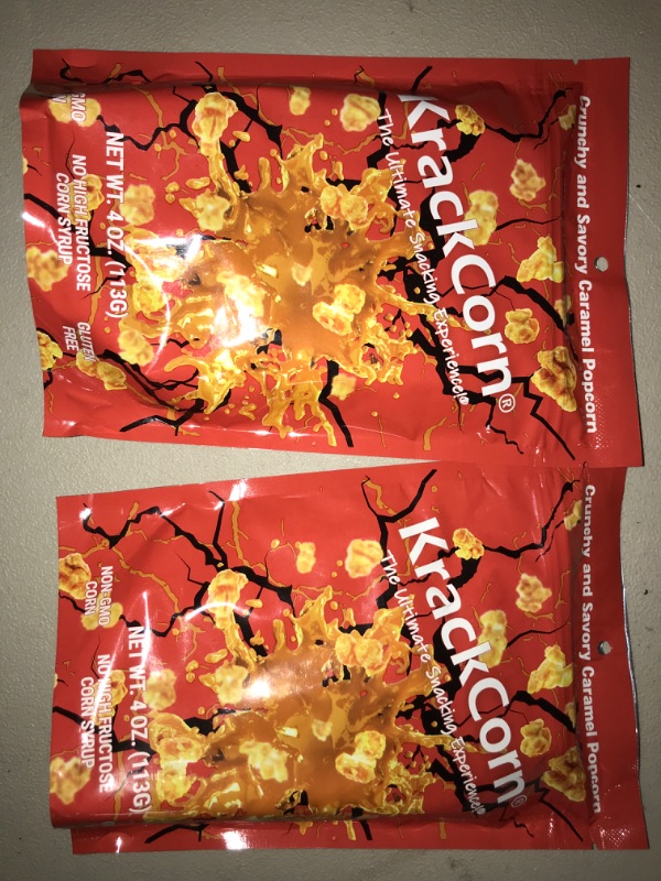 Photo 2 of Krackcorn Caramel Popcorn - Sweet and Salty Gourmet Popcorn Snack - Gluten-Free, Non-GMO Caramel Corn Popcorn - Delicious Flavored Popcorn Treat for Family Parties, Movie Nights - Pack of 2