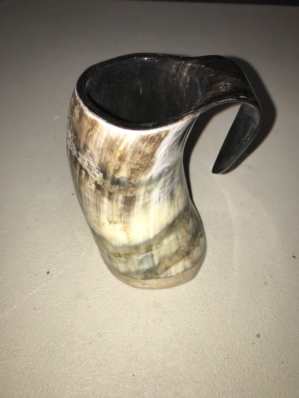 Photo 2 of Sun & Moon Game or Thrones and Viking Cup Drinking Horn Tankard Authentic Medieval Inspired Drinking Mug