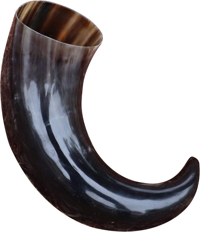 Photo 1 of Armory Replicas Extra Large Medieval Beer Ale Mead Drinking Horn 1100ml to 1400ml Capacity