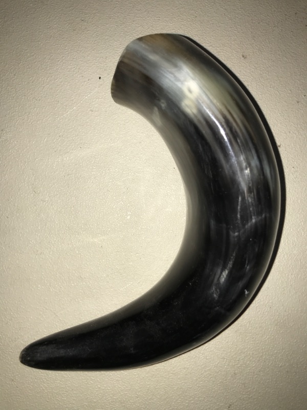 Photo 2 of Armory Replicas Extra Large Medieval Beer Ale Mead Drinking Horn 1100ml to 1400ml Capacity