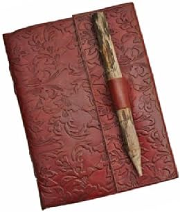 Photo 1 of SZCO Supplies Leather Journal with Lock and Pencil