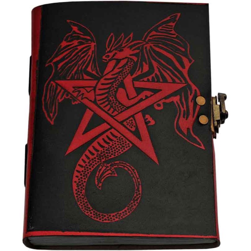 Photo 1 of Red Dragon Pentagram Journal