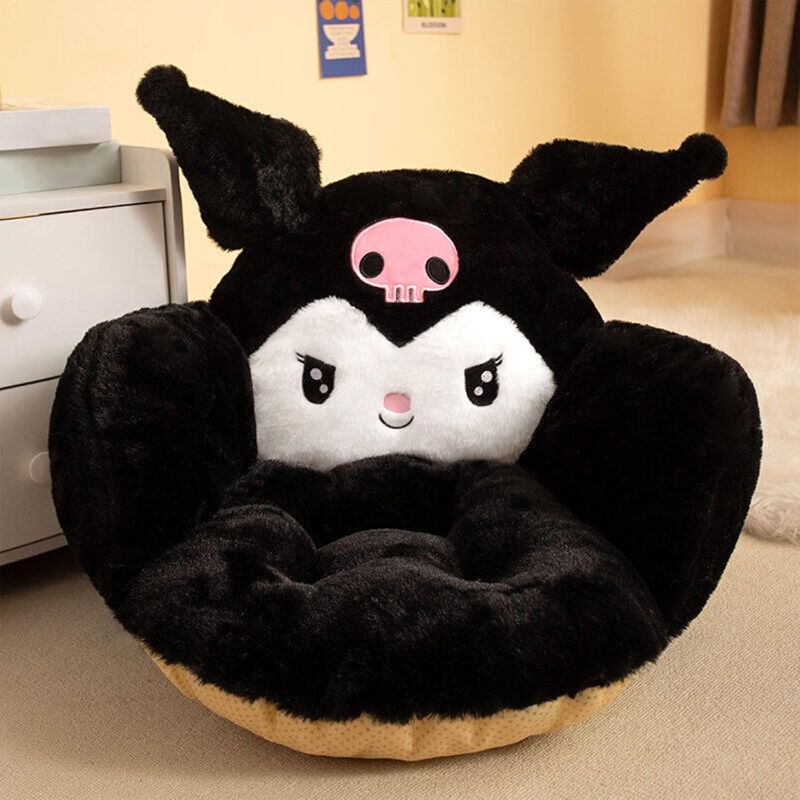 Photo 1 of Ohjijinn Kawaii Cushion Chair, Comfy Cartoon Plush Seat Cushion, Floor Pillow Floor Cushions, Cute Office Chair Cushion Room Decor for Girls Woman (Rabbit)