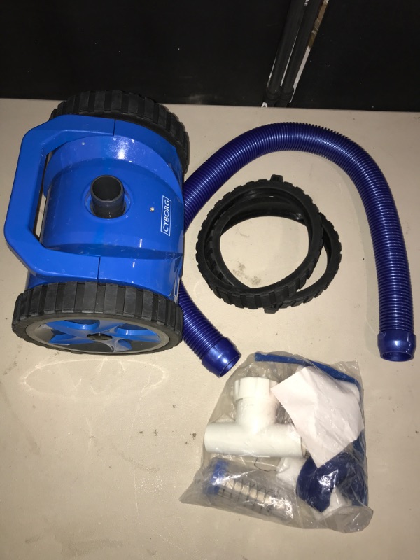 Photo 2 of Automatic Turbine Pool Cleaner for Large Inground Pool, Suction-Side Pool Vacuum Cleaner (Basic Set), Blue, SC-PC-2w