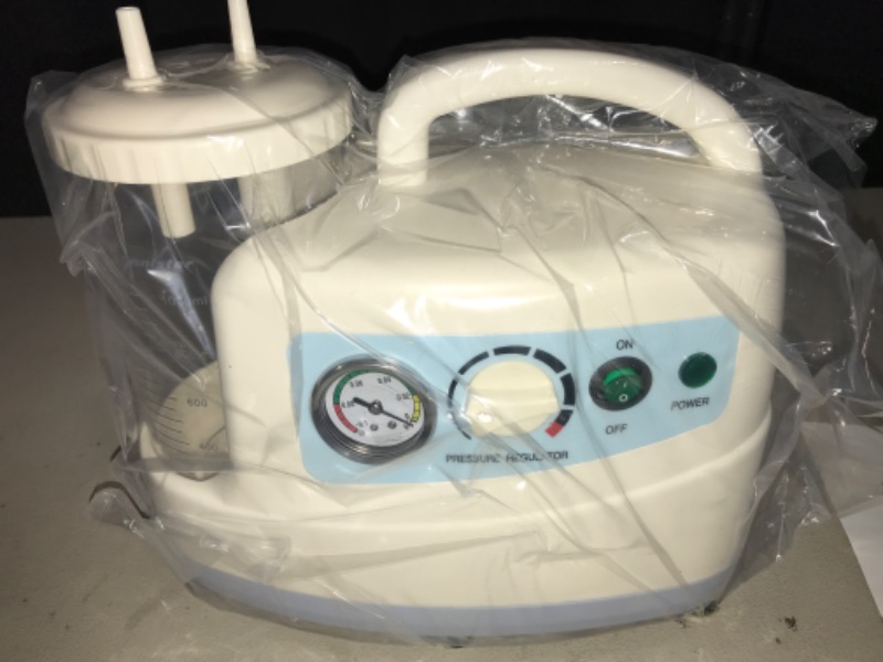 Photo 2 of Portable Vacuum Suction Unit, 1000mL Veterinary Suction Machine for Home Use, 11.81 * 6.3 * 10.63in