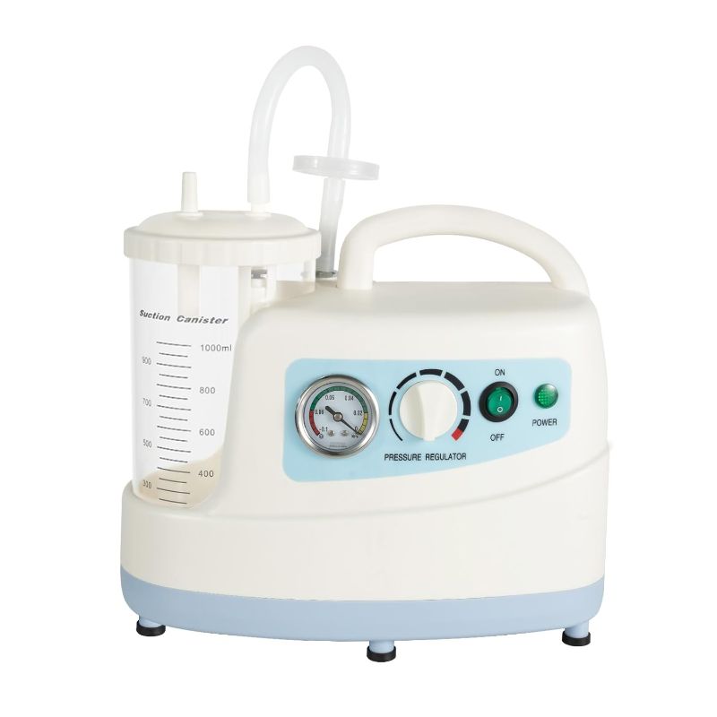 Photo 1 of Portable Vacuum Suction Unit, 1000mL Veterinary Suction Machine for Home Use, 11.81 * 6.3 * 10.63in