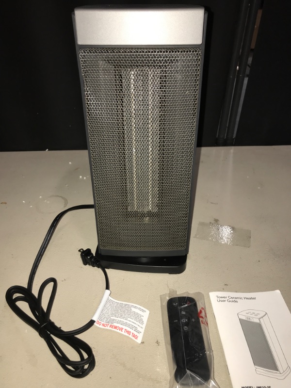 Photo 2 of Sunnote Space Heater for Indoor Use, 1500W Fast Heating, Electric & Portable Ceramic Heaters with Thermostat, 5 Modes, 24Hrs Timer, 80°Oscillating Room Heater with Remote, Safe for Office Bedroom Use