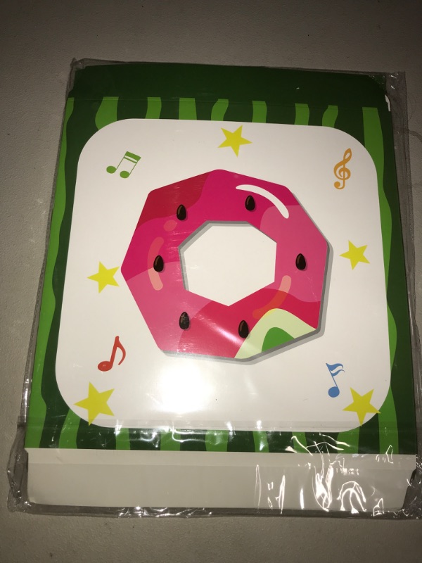 Photo 2 of Cartoon Melon 2nd Birthday Balloon Boxes Party Supplies Decorations, 3pcs Watermelon One In A Melon Theme Party Gift Boxes Blocks Decor with TWO Cake Smash Backdrop