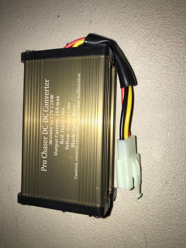 Photo 2 of Pro Chaser DC-DC Golf Carts RVs 48V 36V Volt Voltage to 12V Step Down Voltage Reducer Regulator for Headlights Taillights Solar Panels (10A 120W)