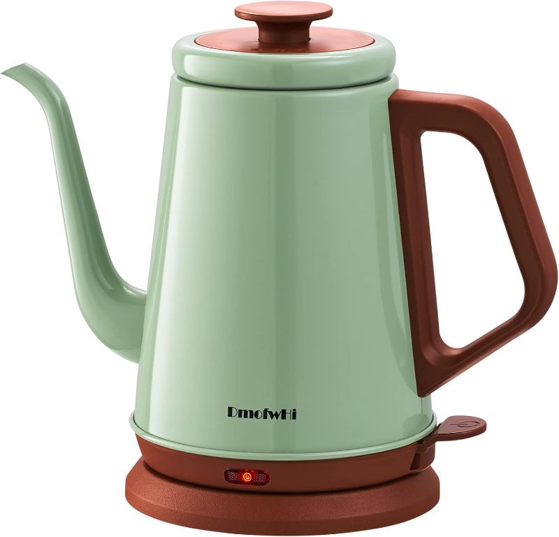 Photo 1 of DmofwHi Gooseneck Electric Kettle(1.0L), 100% Stainless Steel BPA Free Classic Pour Over Coffee Kettle | Tea Kettle - Green