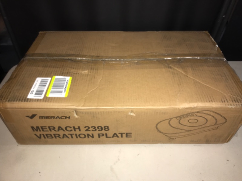 Photo 3 of MERACH Vibration Plate Exercise Machine, Whole Body Workout Power Vibrate Fitness Platform Vibration Plate for Lymphatic Drainage, Motor Speed Control, Weight Loss & Shaping