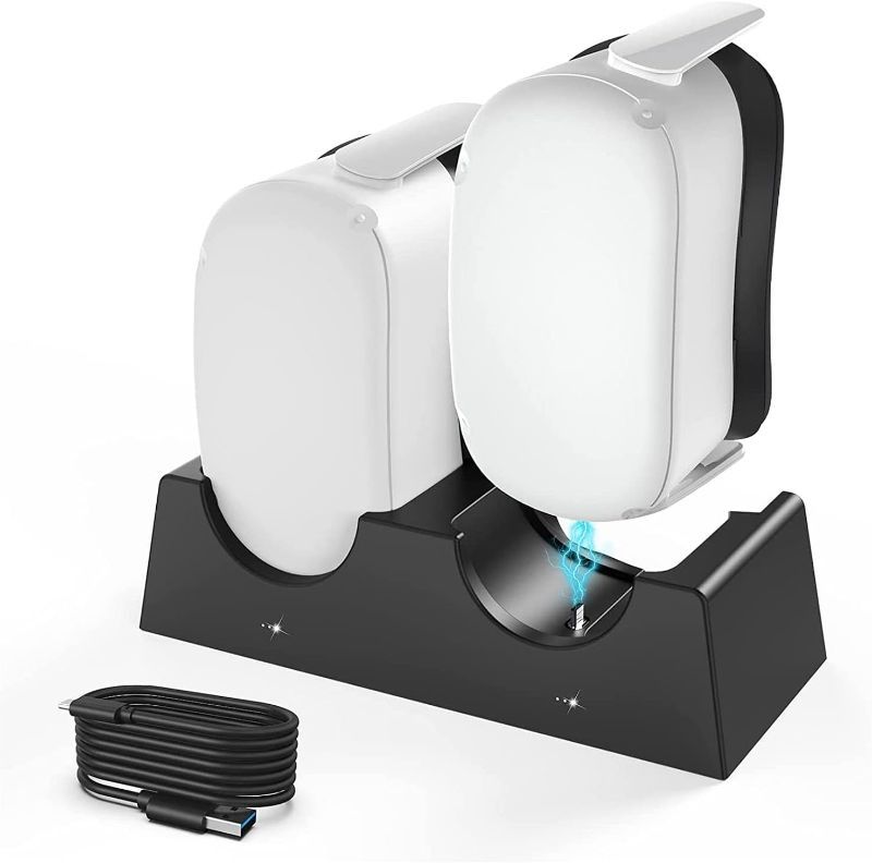 Photo 1 of 1 Charging Dock for Oculus Quest 2, Charging Station Stand Headset Display Holder wiht Indicator for Oculus 