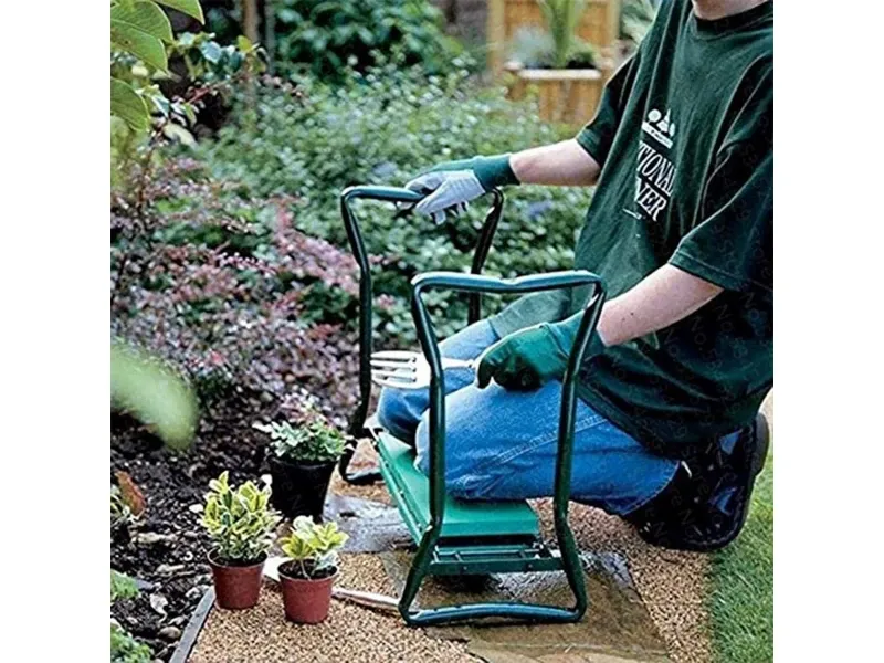 Photo 1 of Garden Bench and Kneeler Stools Gardening with Side bag pockets for tool