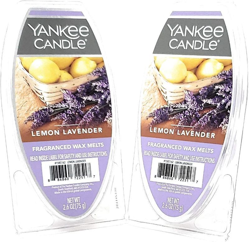 Photo 1 of Yankee Candle Wax Melts Lemon Lavender - 2.6 oz - Pack of 2