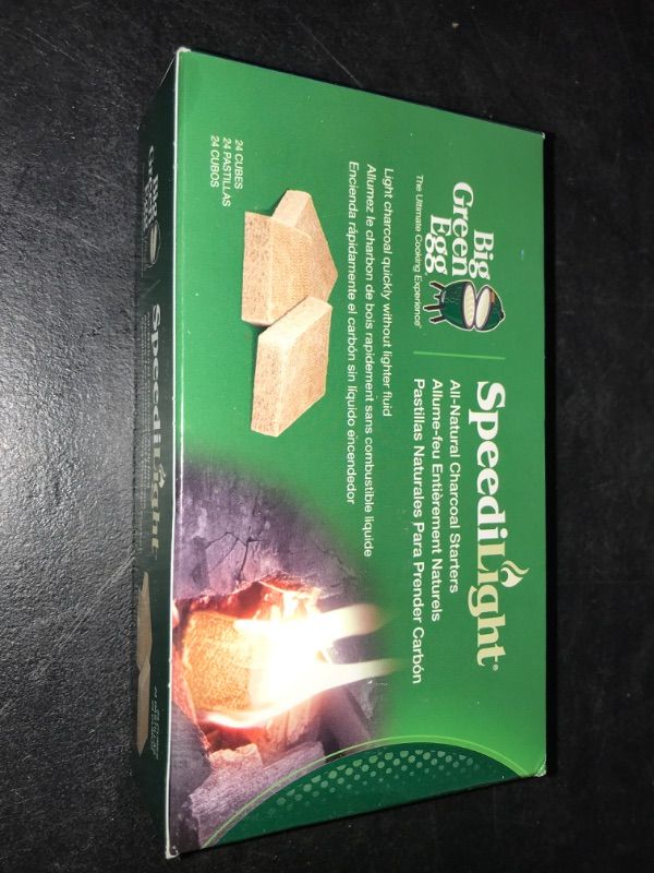 Photo 3 of Big Green Egg All Natural Charcoal Starters - 24 cubes