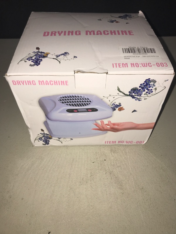 Photo 1 of Nail Dryer for Regular Polish, 200W Nail Drying Fan with Sensor and Hot and Cool Air for Home Use