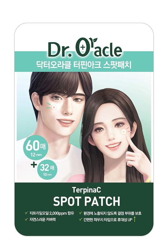 Photo 1 of DR.ORACLE TerpinaC™ Spot patch - Acne Pimple Master Patch, pimple patches, acne pimple patch, Blemish spot, Dermatologist Tested, 92 patches (2 Sizes) 12mm, 10mm