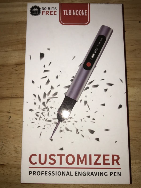 Photo 2 of Culiau's Customizer Engraving Pen: Ultimate Cordless Portable for Artists & DIYers - Engrave 50+ Surfaces - Beginner Friendly - Rechargeable - Free 30 Bits & Mastery Guide