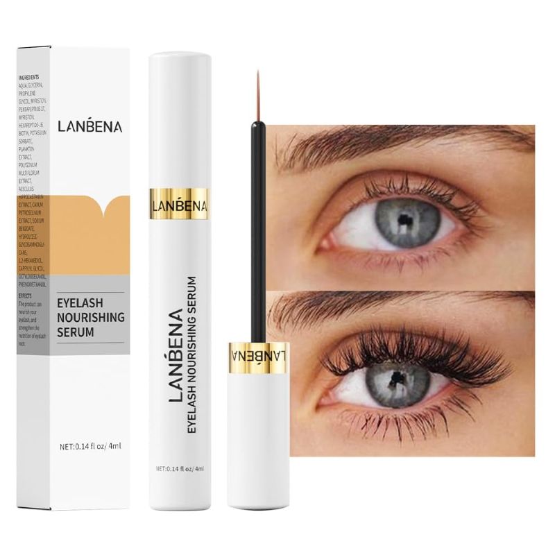 Photo 1 of LANBENA Eyelash Growth Serum,Advanced Eyelash Treatment,Lash Serum for Eyelash Growth,Eyebrow Growth Serum,Hypoallergenic 0.14 Fl. Oz.