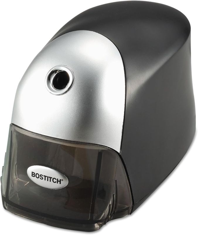 Photo 1 of Stanley Bostitch Heavy Duty 1-Hole Electric Pencil Sharpener with Auto Stop Mechanism (EPS8HD-BLK)