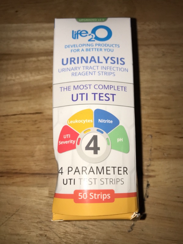 Photo 2 of 3-in-1 Full Panel UTI Test Strips for Women, Men & Kids 50ct, Urinalysis Urine Test Strip for UTI and Bladder, at Home Urinary Tract Infection Test Kit