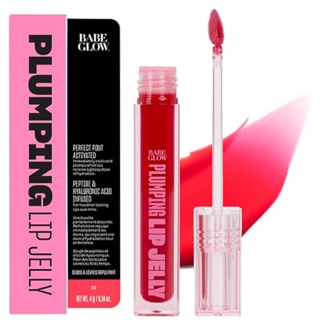 Photo 1 of BABE ORIGINAL Glow Plumping Lip Jelly For Thicker Lips - High Shine Lip Gloss for Moisturizing, Hydrating and Soothing Lips