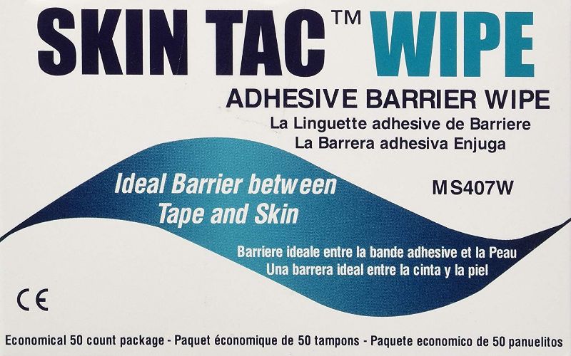 Photo 1 of Torbot IM074407W314832 Group Inc Skin Tac"H" Adhesive Barrier Prep Wipe, Liquid Form, Latex-Free, Hypo-allergenic (Box of 50 Each), 1 Pack