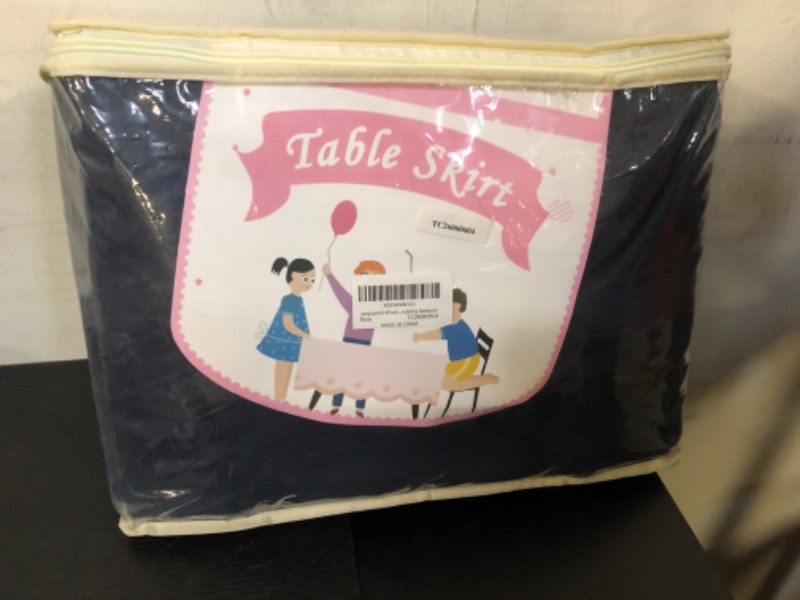 Photo 1 of gogoparti 4 Pack Tablecloths for 6 Foot Rectangle Table, 90x132 inch Thick Polyester Waterproof Table Cloths Full Cover 6 Foot Table for Wedding Party Banquet 