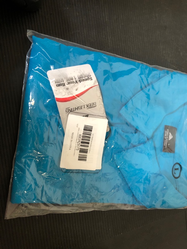 Photo 1 of  L---GEEK LIGHTING Mens Polo Shirt Sport Casual Short Sleeve Golf Tennis T-Shirt Large 3095-blue Green