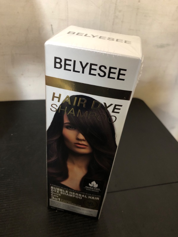 Photo 1 of Hair Dye Shampoo for Gray Hair, Dark Brown  

