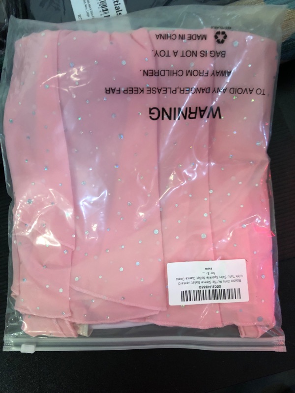 Photo 1 of Girls' Sleeveless Gymnastics Ballet Dance Leotard Cross Straps Back Camisole Tank Leotards 10-11 Years 01-rainbow Pink