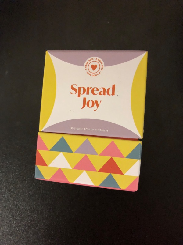 Photo 2 of A Good Deck: Spread Joy: Choose joy with this high-quality deck of cards with 150 simple acts of kindness.