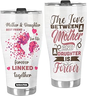 Photo 1 of Gerbera Prints 30oz Tumbler With Lids - Mother And Daughter Linked Together - Mom Water Bottle - Pink Tumbler For Mom - World Greatest Mom Cup - Christmas Tumbler Gifts For Mom https://a.co/d/2LbGCgb