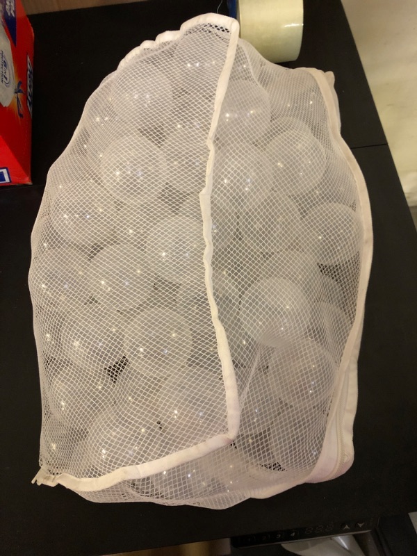 Photo 1 of 100 Clear Crush Proof Plastic Ball Pit Balls