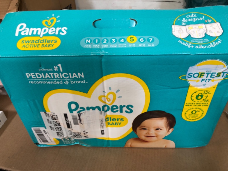 Photo 3 of Pampers Swaddlers Disposable Diapers, Size 5 - 132 count