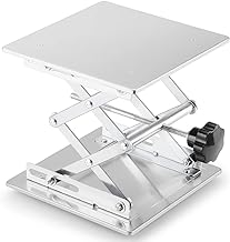 Photo 1 of Labasics 12 x 12 inch Lab Scissors Jack, 300 x 300 mm Stainless Steel Laboratory Support Jack Platform Lab Lift Stand Table, Expandable Lift Height Range from 100 mm to 460 mm, Support Weight 25KG https://a.co/d/6aKCB3q
