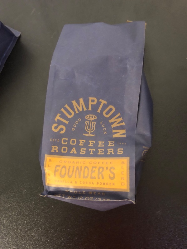 Photo 2 of Stumptown Coffee Roasters, Medium Roast Organic Whole Bean Coffee Gifts - Founder's Blend 12 Ounce Bag with Flavor Notes of Vanilla and Cocoa Powder