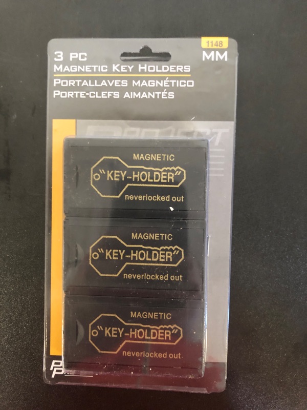 Photo 2 of Performance Tool 1148 Magnetic Key Holder- Allow temporary Storage of Keys to Vehicles, etc..Sticks to Metal Surfaces 3pc Magnetic Key Holder