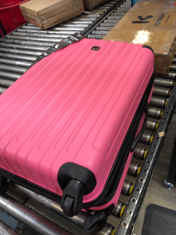 Photo 4 of 2 Pcs Only---Travelers Club Midtown Hardside Luggage Travel, Bubble Gum,