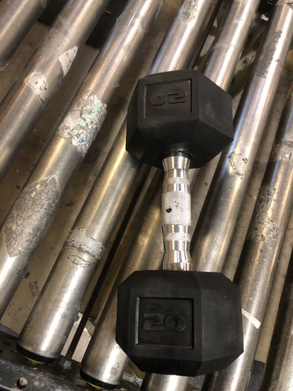 Photo 1 of  Coated Hex Dumbbell 20LB 