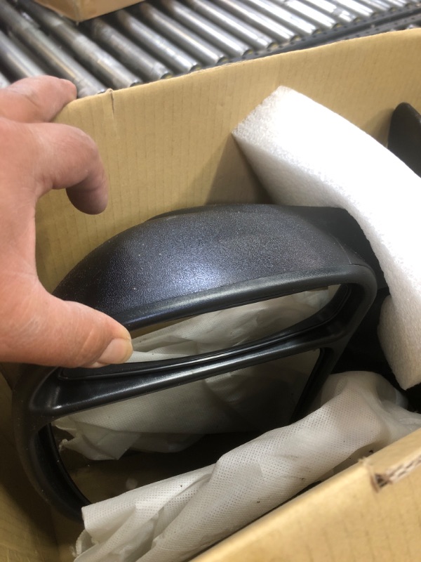 Photo 3 of Dorman 955-363 Driver Side Power Door Mirror - Folding Compatible with Select Ford Models, Black Driver Side (LH)