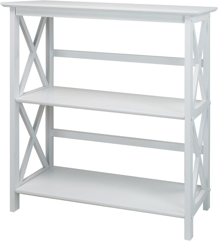 Photo 1 of Casual Home 3-Shelf Montego Bookcase, White