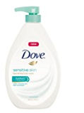 Photo 1 of Dove Sensitive Skin Sulfate-Free Body Wash - 34 fl oz
