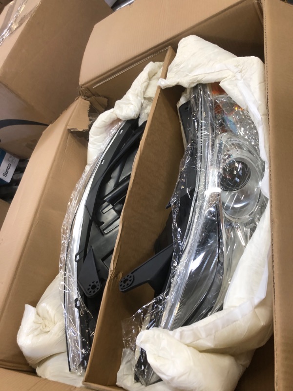 Photo 2 of WFLNHB Headlights Replacement for 2011-2014 Hyundai Sonata Projector Headlights Pair Left+Right Side (Passenger Driver Side)
