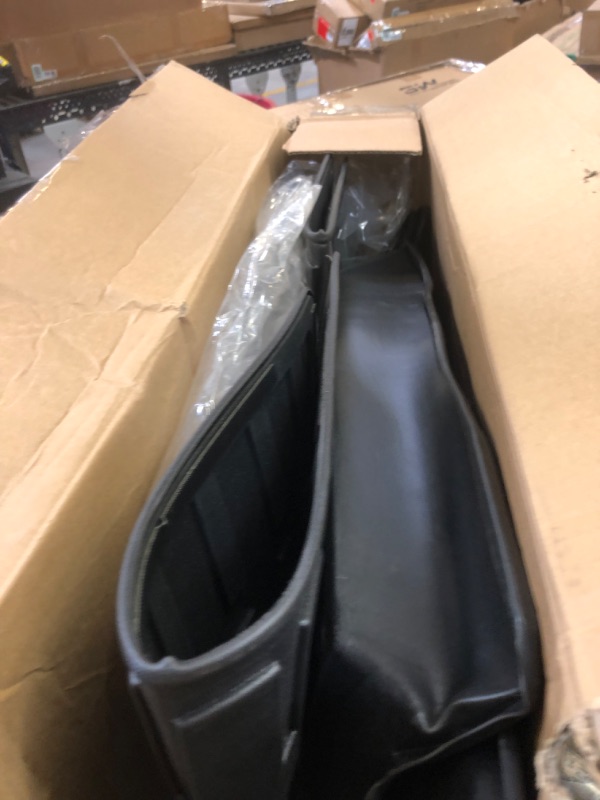 Photo 2 of Jdeymat for 2018-2024 Nissan Kicks Floor Mats Cargo Trunk Mats and Rear Seat Backrest Mat Set All Weather TPE Rubber Black (Floor Mats+Cargo Liner+Backrest Mat)